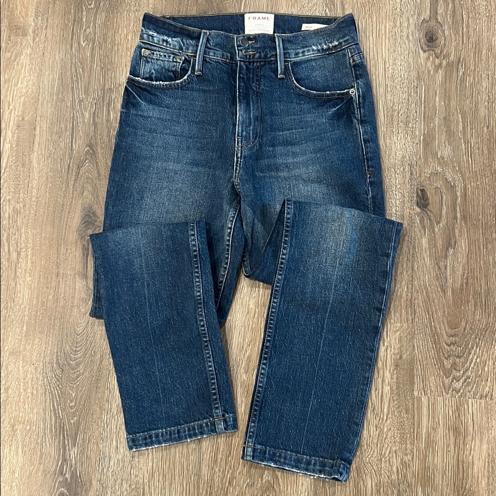 Frame Heritage Le Sylvie Slender Straight denim Size 26 - Picture 2 of 12
